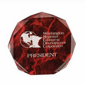 Red Marble Octagon Award (7")